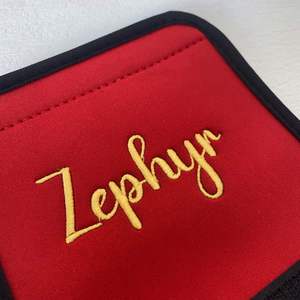 Custom Name Luggage Handle Wrap Personalised Embroidered Waterproof Polyester Multifunction Suitcase Handle Cover Handbag Grips - Product Image 5