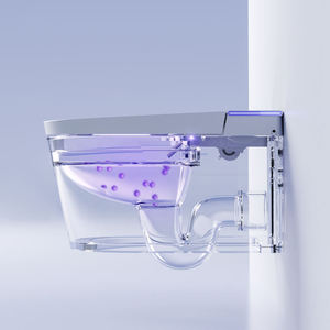 Inodoro Inteligente Moderno de Pared con Asiento Calefactado y Descarga Oculta DY120 - Diseño Moderno Suspendido en la Pared - Product Image 5