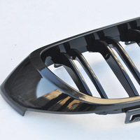 Grilles en fibre de carbone f32 pour BMW série 3 F30 mise à niveau noir brillant mat noir transfert d'eau Full Star M couleur f32 calandre avant