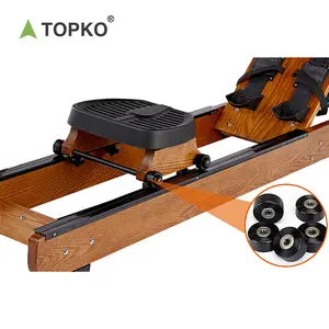 TOPKO-attrezzature per il fitness da palestra commerciale, macchina cardio, pieghevole, resistenza del serbatoio di acqua in legno, vogatore, professionale