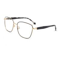 Gafas Ópticas Metálicas de Moda 2026, Montura Cuadrada HG7156, Diseño Ligero de Aro Completo para Uso Diario en Adultos