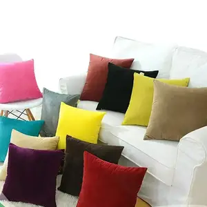 Génération de simples coussins de couleur bonbon ultra doux oreiller de décoration de bureau/canapé/voiture/chambre à coucher