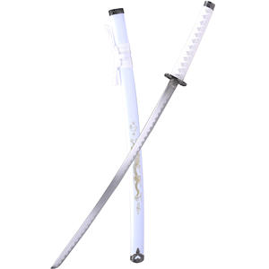 Spada Giapponese Artigianale Ming Hu per Cosplay Ninja, Coltello Lungo Bianco, Arma in Metallo, Vendita Calda - Product Image 6
