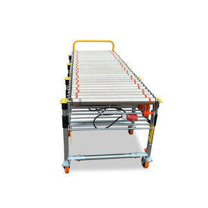 Truk listrik kuat kontainer pemuatan dan pembongkaran bulat fleksibel Roller O sabuk <span class=keywords><strong>Conveyor</strong></span> dengan tinggi disesuaikan - Product Image 2
