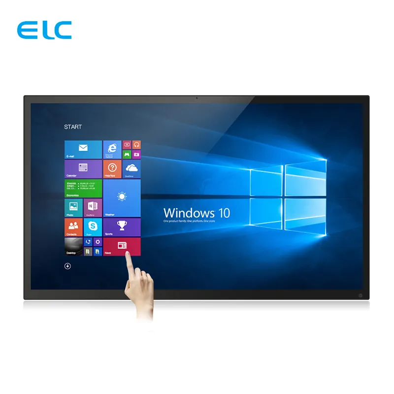 55 inch IPS screen LED backlight full HD panel front camera 5.0 mp capacitive touch monitor video wall displys