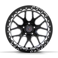 Jantes forgées Beadlock tout-terrain 5x114.3 5x120 6x139.7 17 18 19 pouces pour Mustang Weld Camaro Corvette Ford F250 F150 Cadillac
