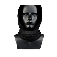 Masque facial pliable en polyester respirant et imperméable Black Night Tactical pour les sports de plein air toutes saisons