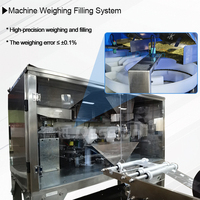Machine d'emballage automatique haute vitesse pour sachets de thé plats avec ficelle et étiquette