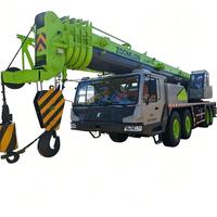 Grue mobile d'occasion Zoomlion 25 tonnes à flèche télescopique, pompe hydraulique Weichai, hauteur de levage 42 m, système entièrement hydraulique