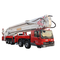 Camion de pompiers avec plateforme de travail aérienne élévatrice de 68 m, marque chinoise de premier plan, DG68, à vendre