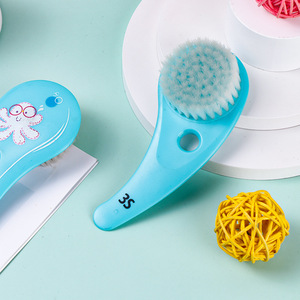 Brosse de nettoyage du visage pour enfants, à poils doux, nettoyage en profondeur manuel, brosse de massage pour le bain des enfants - Product Image 2