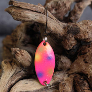 Señuelo Luminoso UV Colorido OEM, Spinnerbait para Trucha, Besugo, Lubina, Lanzamiento Largo, Metal, Lentejuelas de Cobre, Cebo Artificial con Anzuelos - Product Image 6