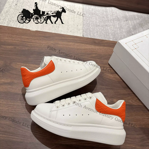 Chaussures décontractées en cuir véritable à semelle épaisse et doublure en fourrure, motif exclusif en cuir de vache, pour hommes et femmes - Product Image 1