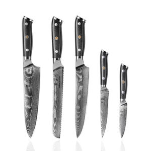 Set di Coltelli da Chef Professionali in Stile Giapponese Premium, Lama in Acciaio Damasco VG10 a 67 Strati con Anima in Acciaio AG10, Coltello da Cucina Professionale - Product Image 1