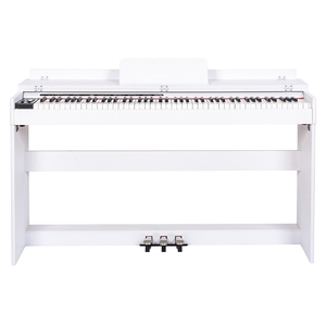 Piano numérique professionnel blanc et noir 88 touches USB/MIDI compact en plastique Artdream JDP-40 128 polyphonies avec sustain - Product Image 2