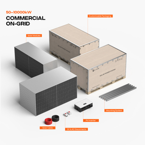 Sistema Solar de Uso Industrial Sunark, Sistema de Energía Solar de 100 Kw, 1000 Kw, 10000 Kw, Conectado a la Red, Juego Completo - Product Image 2