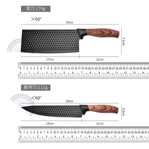Juego de Cuchillos de Cocina de 6 Piezas, Hoja Recubierta de Acero Inoxidable, Cuchillo de Chef, Juego de Cuchillos para Cortar, Utensilios de Cocina para el Hogar - Product Image 4