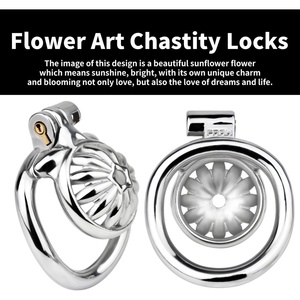Dispositivo de castidad súper mini para hombre, jaula de castidad de acero inoxidable, anillo para pene, candado de castidad, juguetes sexuales fetichistas para hombres, BDSM, Sissy - Product Image 2