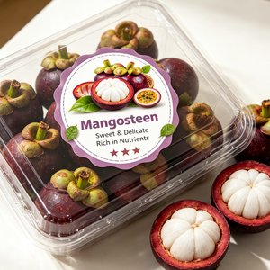 Etiquetas Adhesivas de Vinilo Impresas Personalizadas al por Mayor con Patrón de Frutas, Borde Ondulado, Resistentes al Agua, para Marcar Empaques de Alimentos y Frutas - Product Image 4