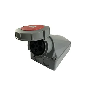 China Best Quality industrial socket plug 1452 IP67 3P+N+E 125a 5pin IP44 PP electric sockets 220-415v