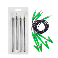Juego de 4 Sondas de Alimentación LED BDM con Agujas de Repuesto, Herramienta ECU, Sonda BDM con Cable Verde y Clip, Adaptador de Programación ECU