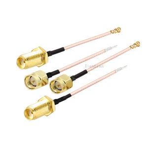 <span class=keywords><strong>Cable</strong></span> Coaxial RP-SMA/MHF RF1.13 de 10cm 15cm, <span class=keywords><strong>Cable</strong></span> de Extensión de Baja Pérdida RG178, <span class=keywords><strong>Cable</strong></span> Coaxial RF Digital - Product Image 1