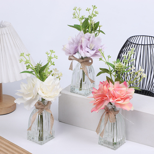 Fiori Artificiali Decorativi per Casa, Fiore in Vaso con Acqua, Ingrosso Cinese, Fiori Artificiali di Giglio per Giardino - Product Image 6