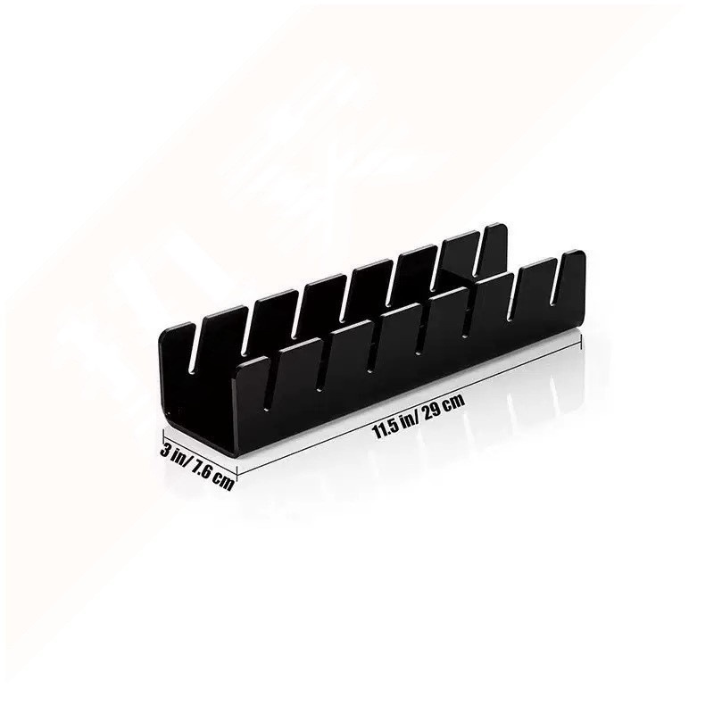 Negro [ABS engrosado] Almacenamiento de siete capas