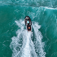 Outil de sauvetage aquatique marin portable gonflable, tapis flottant, sauveteur de haute résistance, planche de sauvetage gonflable pour jet ski avec EVA