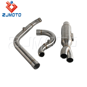 Tuyau d'échappement 2 en 1 pour moto Harley <span class=keywords><strong>M8</strong></span> Softail 1.75-2018 Low Rider S <span class=keywords><strong>Street</strong></span> <span class=keywords><strong>Bob</strong></span>, 18LBS, économie de poids, 2025 "à 2" - Product Image 3