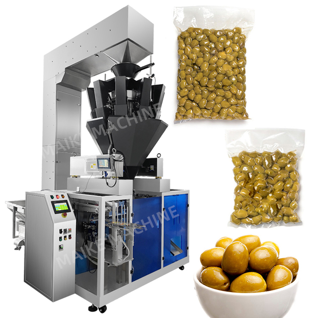 Automatic Premade Bag Food Vacuum Olives Pack Machine Doypack Bag Olive Packing Machine