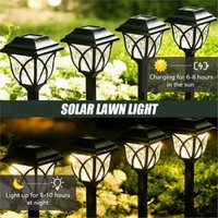 Lampes solaires LED pour aménagement paysager, lampes solaires de jardin pour cour, petite maison, extérieur