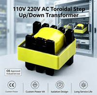 Transformateur toroïdal monophasé de type EL 110V 220V AC/AC personnalisable VA élévateur/abaisseur CE/ pour 50/60Hz pour usage industriel