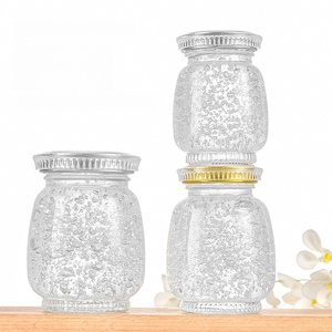Nouveau design, <span class=keywords><strong>pot</strong></span> en verre transparent hermétique vide de 80 ml, 120 ml, 180 ml, 360 ml, 720 ml pour aliments, caviar, nid d'oiseau, <span class=keywords><strong>confiture</strong></span>, miel, épices, avec bouchon à vis - Product Image 3