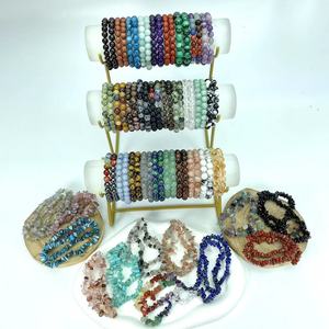 Prix de gros 8mm Chakra Rock Spiritual Crystal Healing Stones Natural Citrine clear Amethyst Rose Quartz Crystal Bracelet - Product Image 6