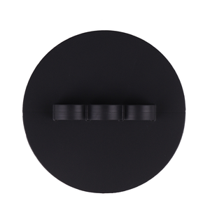 Brosse de douche en silicone noir souple pour le nettoyage du corps, le massage et le gommage de la peau - Product Image 2