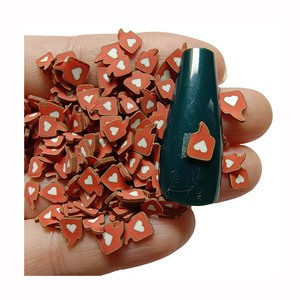 Amour coeur conversation pièce <span class=keywords><strong>saint</strong></span> <span class=keywords><strong>valentin</strong></span> argile arrose Slime fournitures Dessert Kawaii artisanat tranche d'argile polymère - Product Image 3