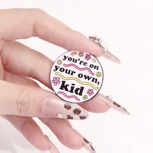 Spilla smaltata a forma di cuore con canzoni pop, con la scritta 'May You Always Have Blue Skies', spilla da bavero, gioiello regalo per fan e amici - Product Image 3