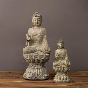 Statue de <span class=keywords><strong>Bouddha</strong></span>, Ornements Zen, Décorations <span class=keywords><strong>Tathagata</strong></span> Shakyamuni, Artisanat en Résine pour Entrée de Salon, Asie du Sud-Est, Vente Transfrontalière - Product Image 4