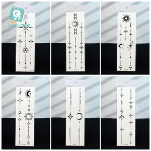 รอยสักชั่วคราวลายดอกไม้ขนาดใหญ่พิเศษสำหรับผู้ใหญ่ สีสันสดใส สมจริง ลอกออกได้ สำหรับติดบริเวณเอว แขน หลัง สไตล์เซ็กซี่ - Product Image 5