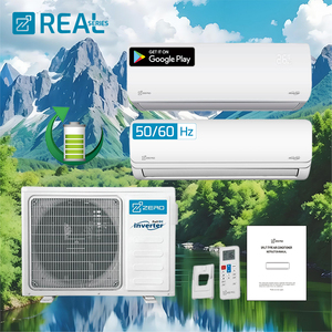 เครื่องปรับอากาศแบบติดผนัง Zero 12k 18k Btu มินิสปลิต ระบบทำความเย็นและความร้อน ประหยัดพลังงาน มอเตอร์อัตโนมัติ Z-real High - Product Image 1