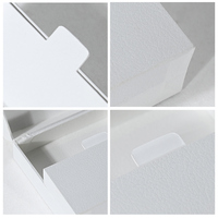 Caja de Pastel Redonda de Papel Kraft Reciclado Ecológico, Caja Transparente Triangular para Rebanadas de Pastel, Bento, Mini Pastel, Postre de Té de la Tarde