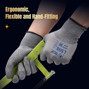 XINGYU Guantes de Mano con Revestimiento de Látex, Guantes de Trabajo Profesionales, Transpirables y Seguros - Product Image 2