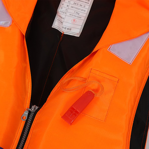 Adult Marine Life Vest 75n Buoyancy Oxford Fabric Stand Up Collar Fishing Survival Work Vest - Product Image 3