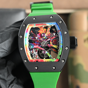 Reloj de lujo para hombre con esfera esqueletizada y transparente; artesanía exquisita; imprescindible para los que marcan tendencias. - Product Image 1