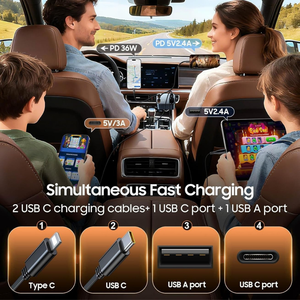 ชาร์จเร็วแบบ4 in 1พับเก็บได้สำหรับ <span class=keywords><strong>iPhone</strong></span> 17 Samsung S25 4 in 1ที่ชาร์จในรถ - Product Image 6