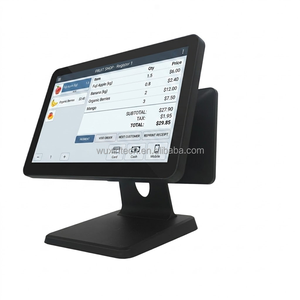 Sistema <span class=keywords><strong>de</strong></span> Punto <span class=keywords><strong>de</strong></span> <span class=keywords><strong>Venta</strong></span> (TPV) con Pantalla Dual Todo en Uno, Caja Registradora con Windows, Máquina <span class=keywords><strong>de</strong></span> Caja TPV <span class=keywords><strong>de</strong></span> 15.6 Pulgadas para Comercio Minorista, Fabricante OEM - Product Image 1