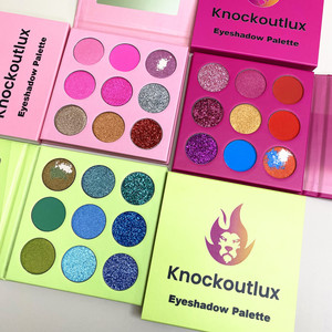 Vente en gros <span class=keywords><strong>de</strong></span> cosmétiques Fard à paupières diamant 9 couleurs Palette <span class=keywords><strong>de</strong></span> fard à paupières Golden Beauty <span class=keywords><strong>Ombre</strong></span> à paupières scintillante Maquillage Private Label - Product Image 3