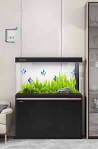 Guangzhou Série Minimaliste Grand Filtre De Fond De Luxe Aquarium Écologique Petit Moyen pour Salon Ménage Fish Tank - Product Image 5