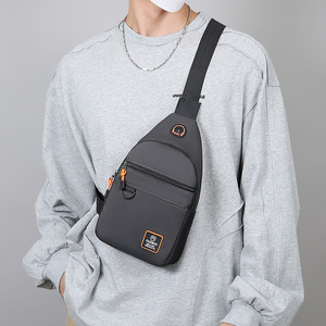 Men's Chest <b>Bag</b> Nylon Multi Layer Durable Crossbody <b>Bag</b> For Everyday Travel Casual Use - Product Image 2